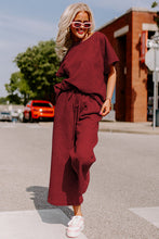 Load image into Gallery viewer, Textured Tee + Pants Set
