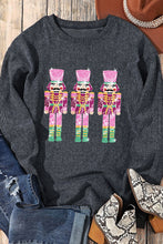 Load image into Gallery viewer, Christmas Nutcracker Sweatshirt Black
