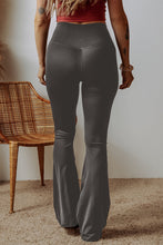 Load image into Gallery viewer, Criss Cross Waist Flared Leggings
