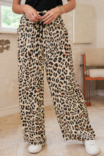 Load image into Gallery viewer, Leopard Print Wide Leg Pants
