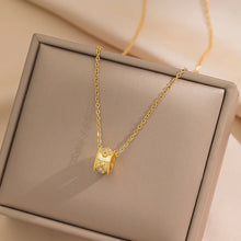 Load image into Gallery viewer, Victoria Four Leaf Clover Dainty Necklace
