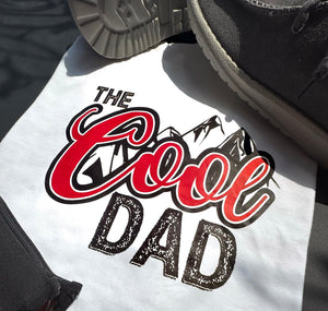 The Cool Dads Club | White Graphic Tee