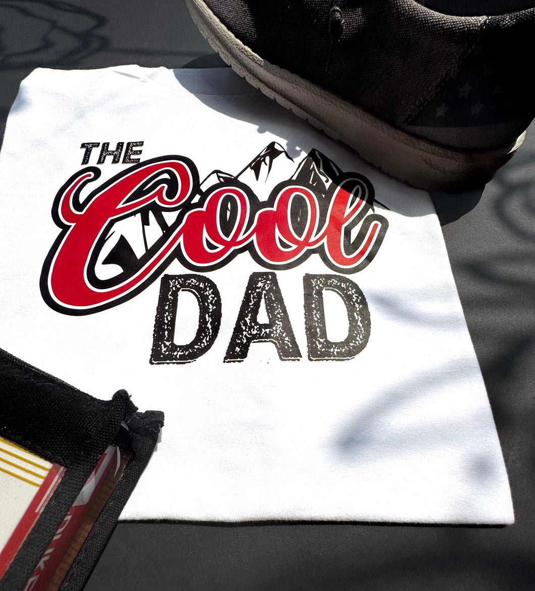 The Cool Dads Club | White Graphic Tee