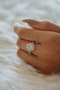 Jules Oval Cut Sterling Silver Ring