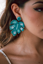 Load image into Gallery viewer, Gianna Seed Beaded Earring in Turquoise
