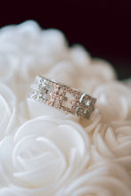 Load image into Gallery viewer, Ashton Intersecting Links Sterling Silver Ring
