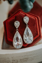 Load image into Gallery viewer, Tully Pear Shaped Drop Earrings
