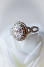 Load image into Gallery viewer, Jules Oval Cut Sterling Silver Ring
