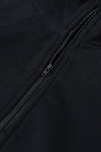 Load image into Gallery viewer, Half Zip Thumbhole Sleeve Sweatshirt
