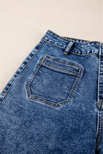 Load image into Gallery viewer, Patch Pocket Straight Leg Loose Jeans
