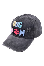 Load image into Gallery viewer, Black DOG MAMA Baseball Cap
