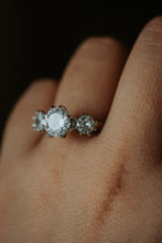 Load image into Gallery viewer, Rei Three-Stone Silver Ring
