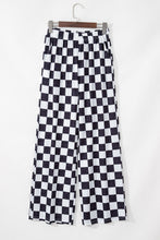 Load image into Gallery viewer, Checkered High Waist Wide Leg Pants

