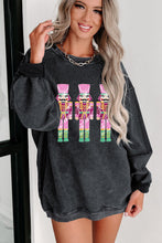 Load image into Gallery viewer, Christmas Nutcracker Sweatshirt Black
