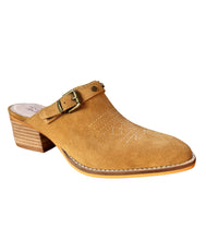 Load image into Gallery viewer, Drancy Western Mule in Tan
