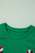 Load image into Gallery viewer, Christmas Candy Cane Sweatshirt
