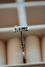 Load image into Gallery viewer, Bonnie Black Spinel Moss Agate Sterling Silver Ring
