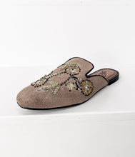 Load image into Gallery viewer, Floral Island Flats in Taupe
