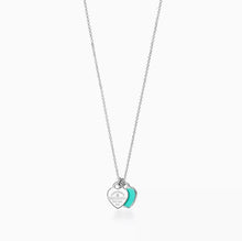 Load image into Gallery viewer, Fox Blue Heart Necklace
