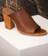 Load image into Gallery viewer, Hallie Heeled Genuine Leather Sandal in Tan by Naughty Monkey
