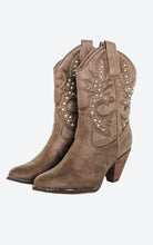 Load image into Gallery viewer, Houston Western Boots in Taupe
