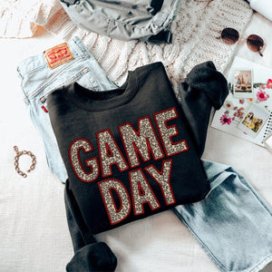 Game Day Sweatshirt - Maroon Outline