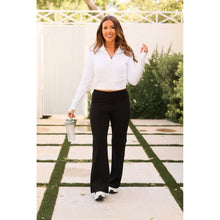 Load image into Gallery viewer, PreOrder | The Vanessa - 30” - Black Bootcut Leggings R2
