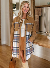 Load image into Gallery viewer, Cozy Plaid Patchwork Jacket
