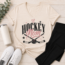 Load image into Gallery viewer, Hockey Mom V-NECK
