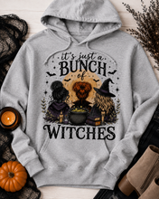 Load image into Gallery viewer, It's Just a Bunch of Witches HOODIE
