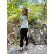 Load image into Gallery viewer, Julia Rose kids luxe leggings capris and biker shorts, Kids wearing Julia Rose luxe leggings
