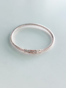 Glam Out Rhinestone Bracelet "Rose Gold"