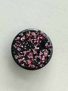 Glitz and Glam "Black Pink" Phone Grip