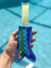Load image into Gallery viewer, Neoprene Popsicle Holder "Mermaid Navy"
