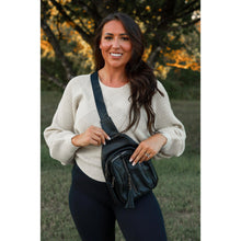 Load image into Gallery viewer, Boho vintage sling bag with adjustable crossbody strap
