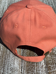 "You Make Me Smile" Coral Baseball Hat