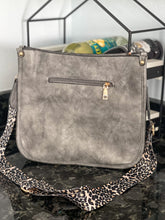 Load image into Gallery viewer, Large Crossbody Purse "Gray"
