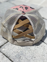 Load image into Gallery viewer, Trucker Hat "Peachy Gold Leopard"
