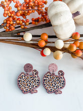 Load image into Gallery viewer, Leopard Turkey Earrings "Dangles"
