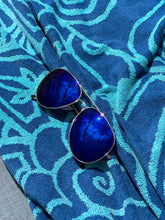 Load image into Gallery viewer, Ava Aviators "Dark Blue Gold"
