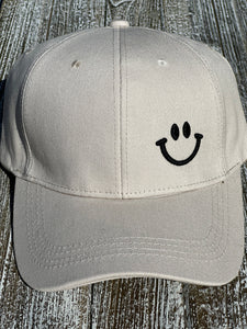 "You Make Me Smile" Khaki Baseball Hat