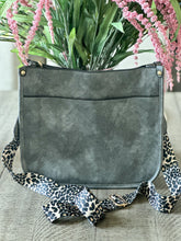 Load image into Gallery viewer, Large Crossbody Purse "Gray"
