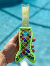 Load image into Gallery viewer, Neoprene Popsicle Holder "Mermaid Green"
