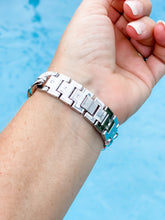 Load image into Gallery viewer, "Stunning Stella" Silver Stainless Watch Band
