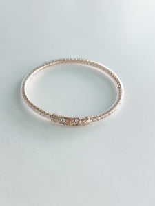 Glam Out Rhinestone Bracelet "Gold"