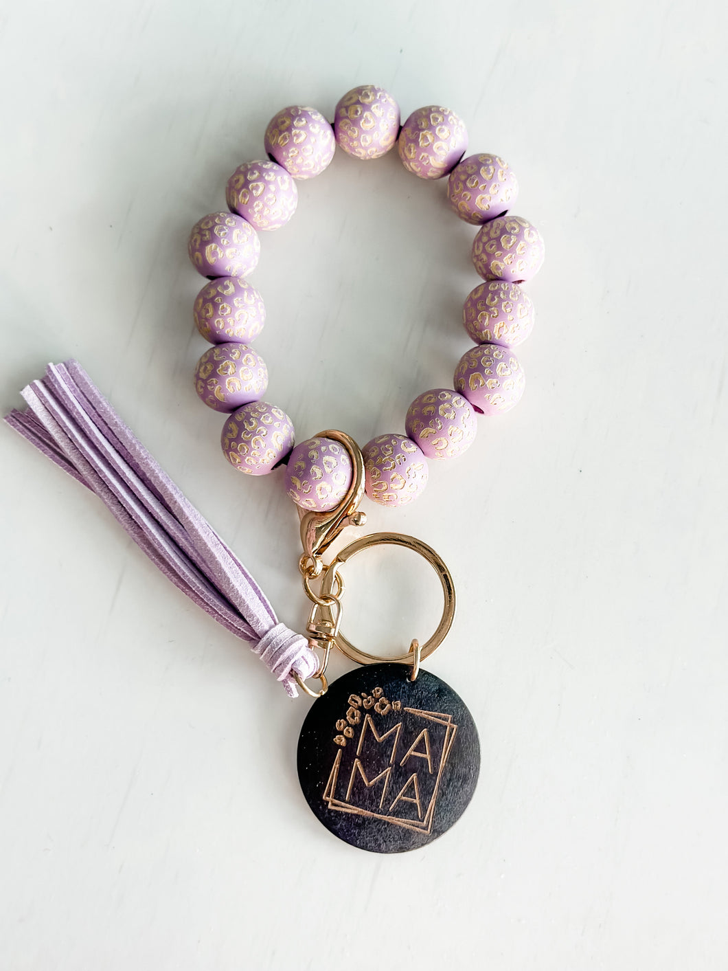 Mama Wristlet Keychain 