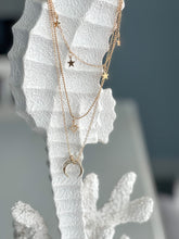 Load image into Gallery viewer, &quot;Moon and Star Gazing&quot; Layered Necklace
