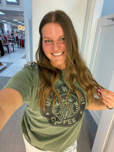 Dead Without Coffee | Women's Comfort Colors Graphic Tee