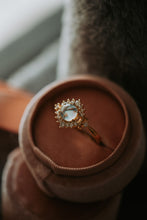 Load image into Gallery viewer, You Stole My Heart Moonstone Gold Ring
