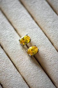 Elena Citrine Stud Earrings